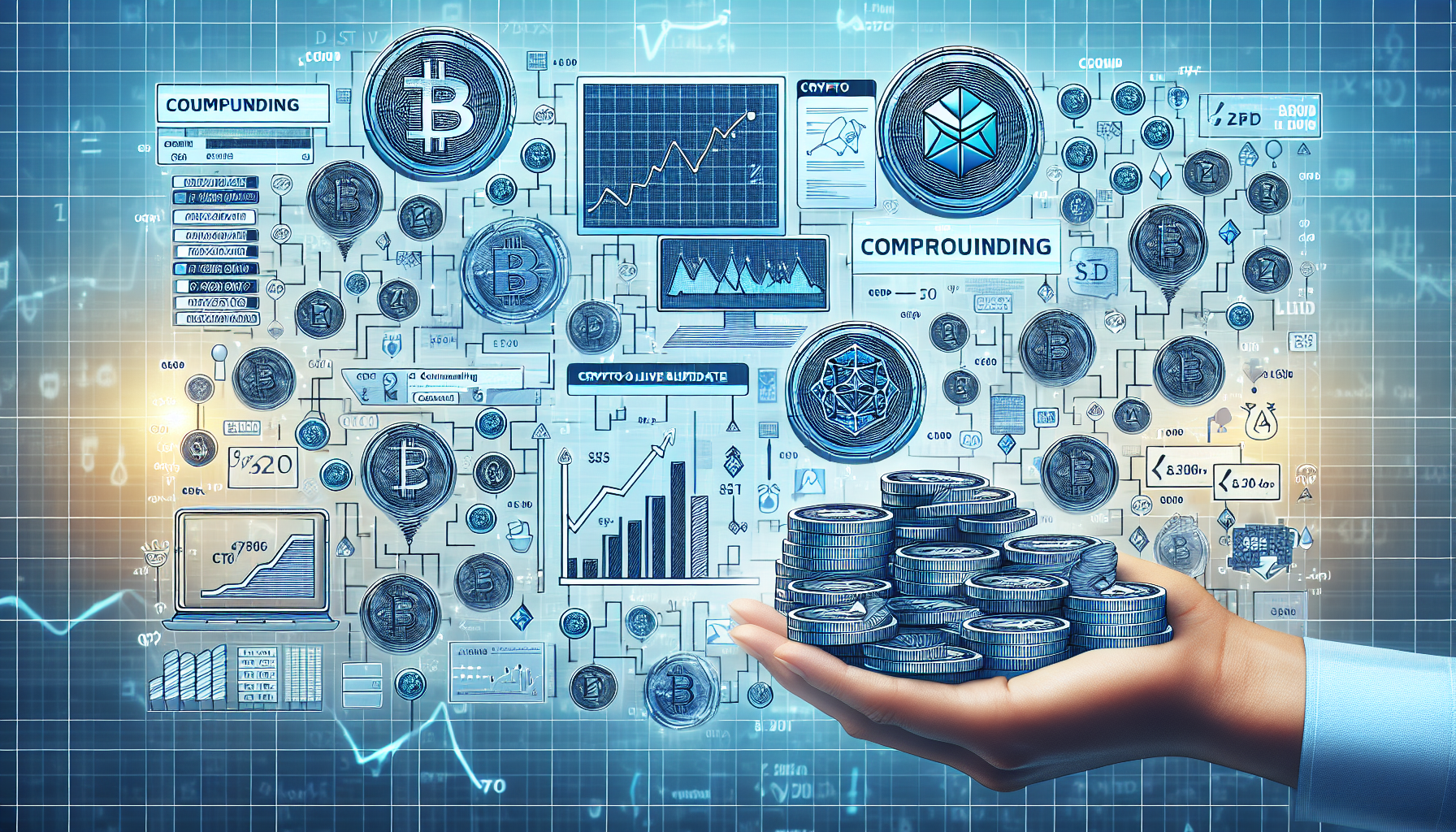 DeFi compounding rewards