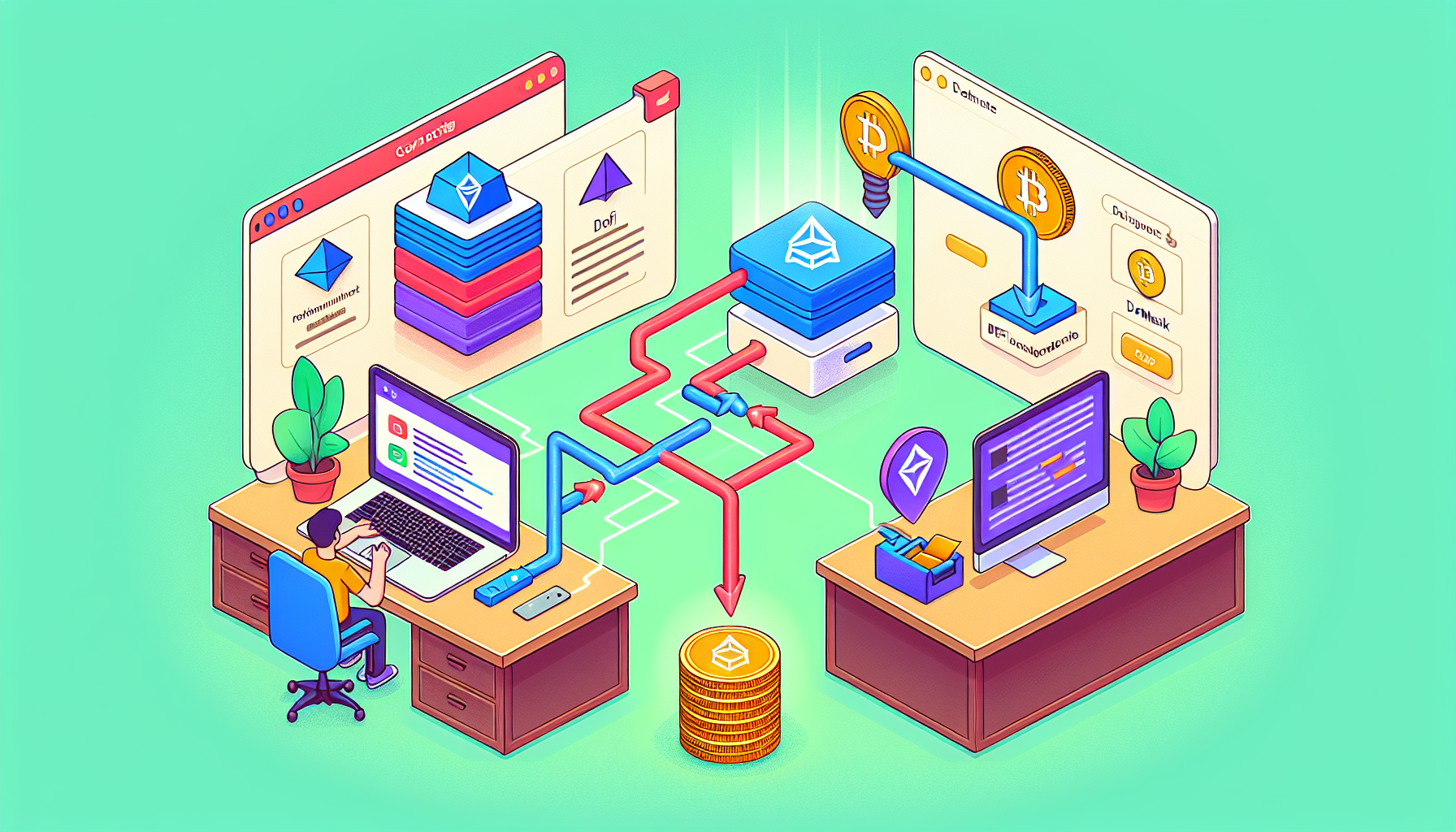 how to connect MetaMask to DeFi