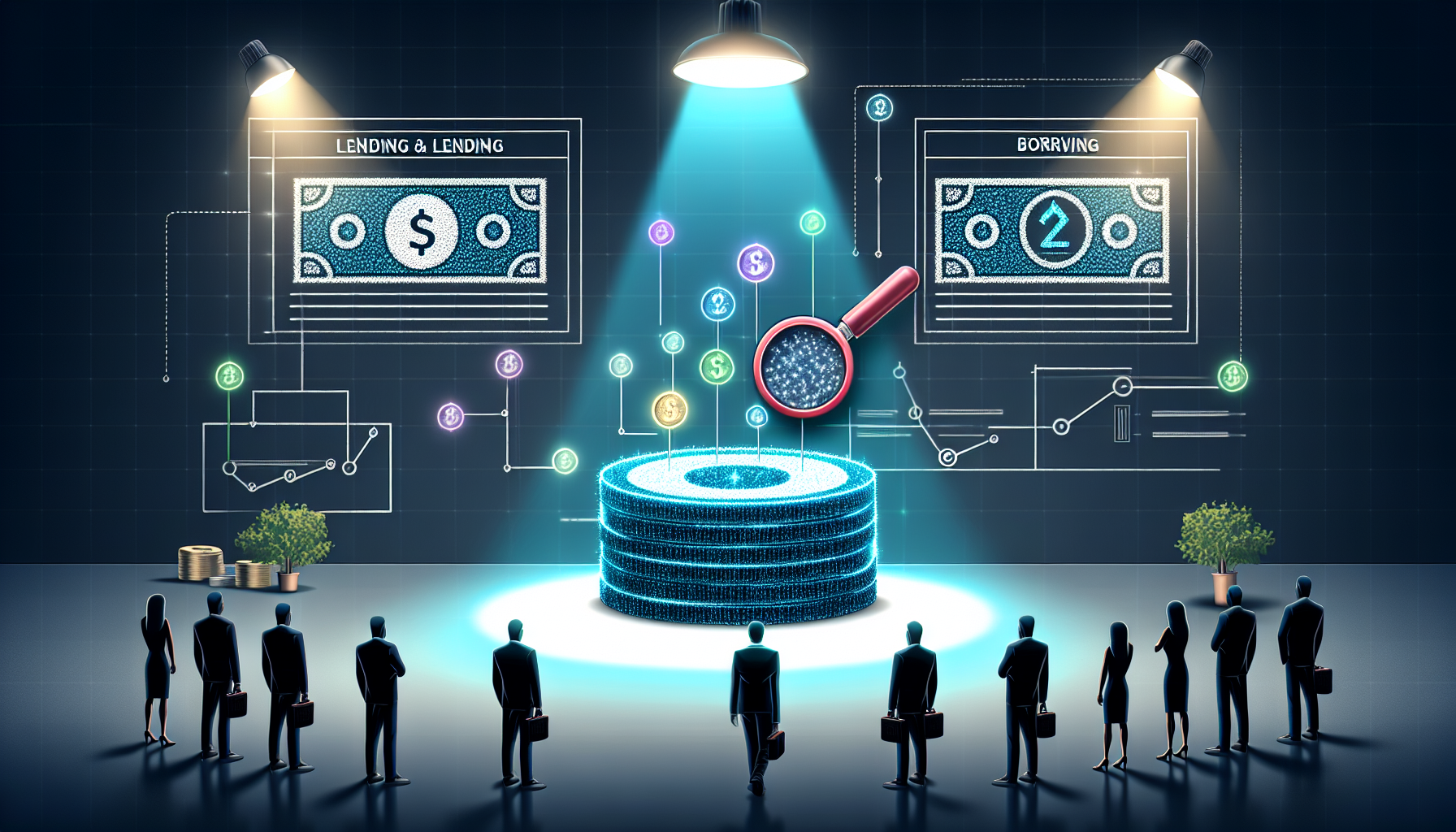 spotlight on DeFi lending platforms