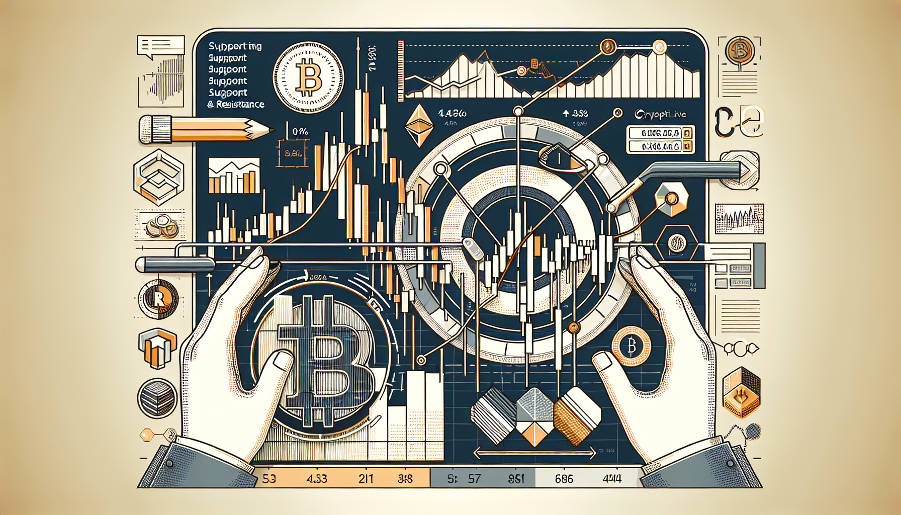 support and resistance crypto