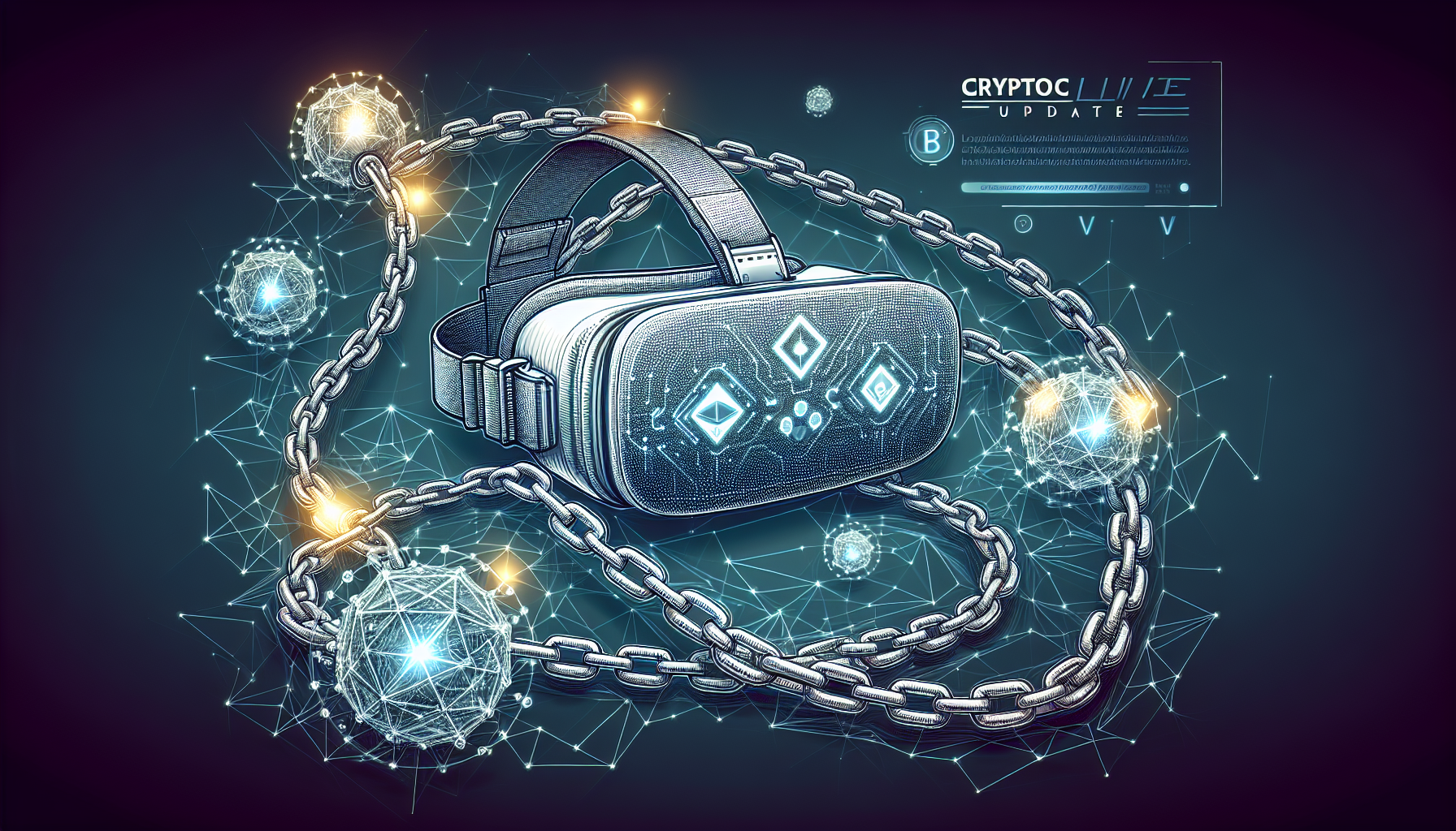 VR + blockchain integration