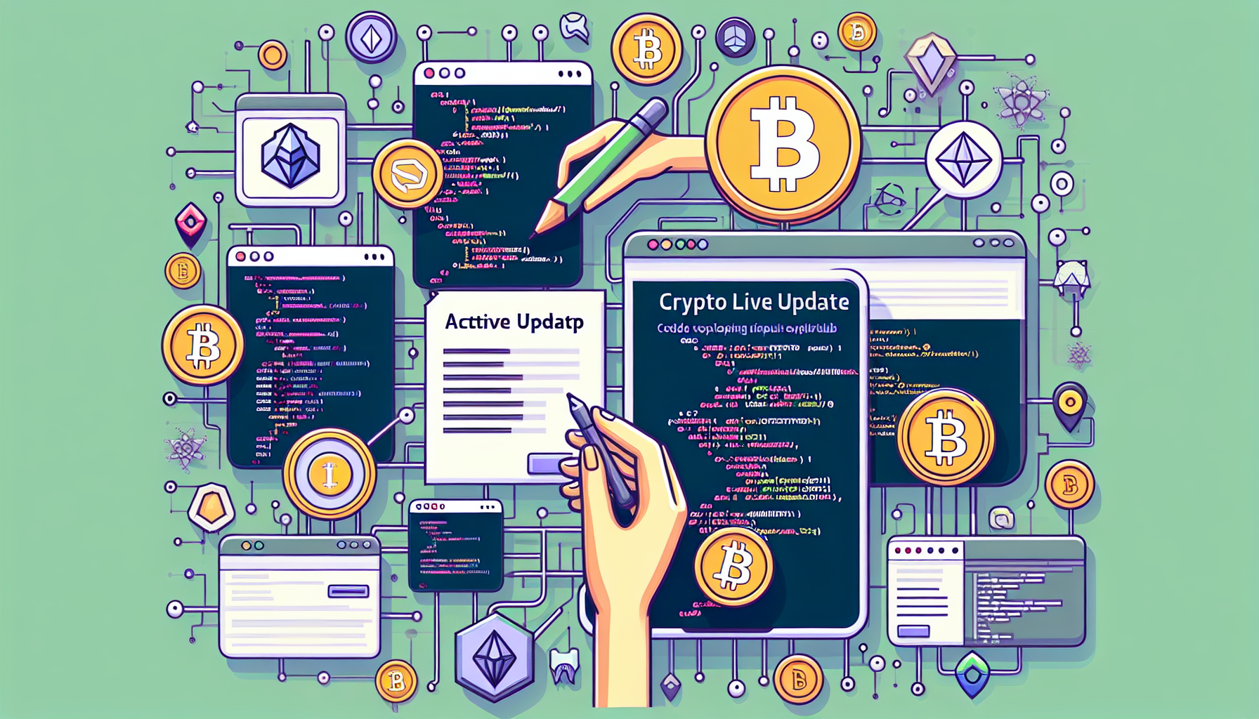 active GitHub crypto projects