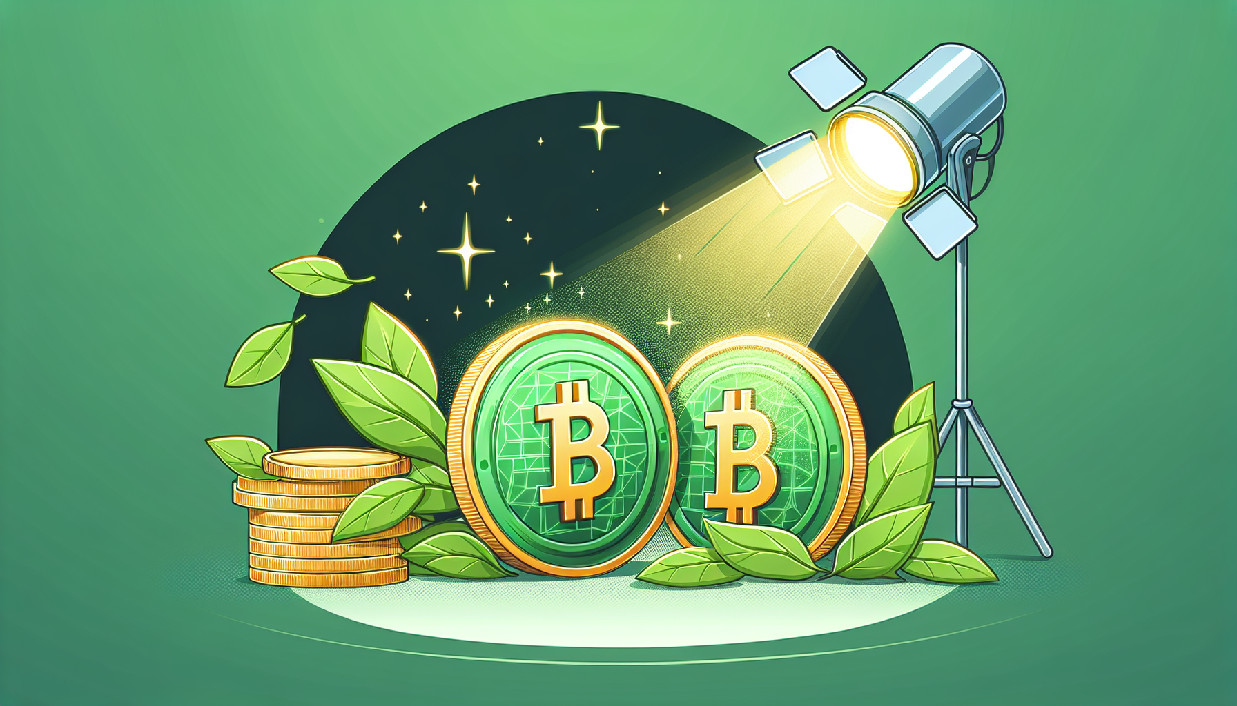 spotlight on green blockchain tokens