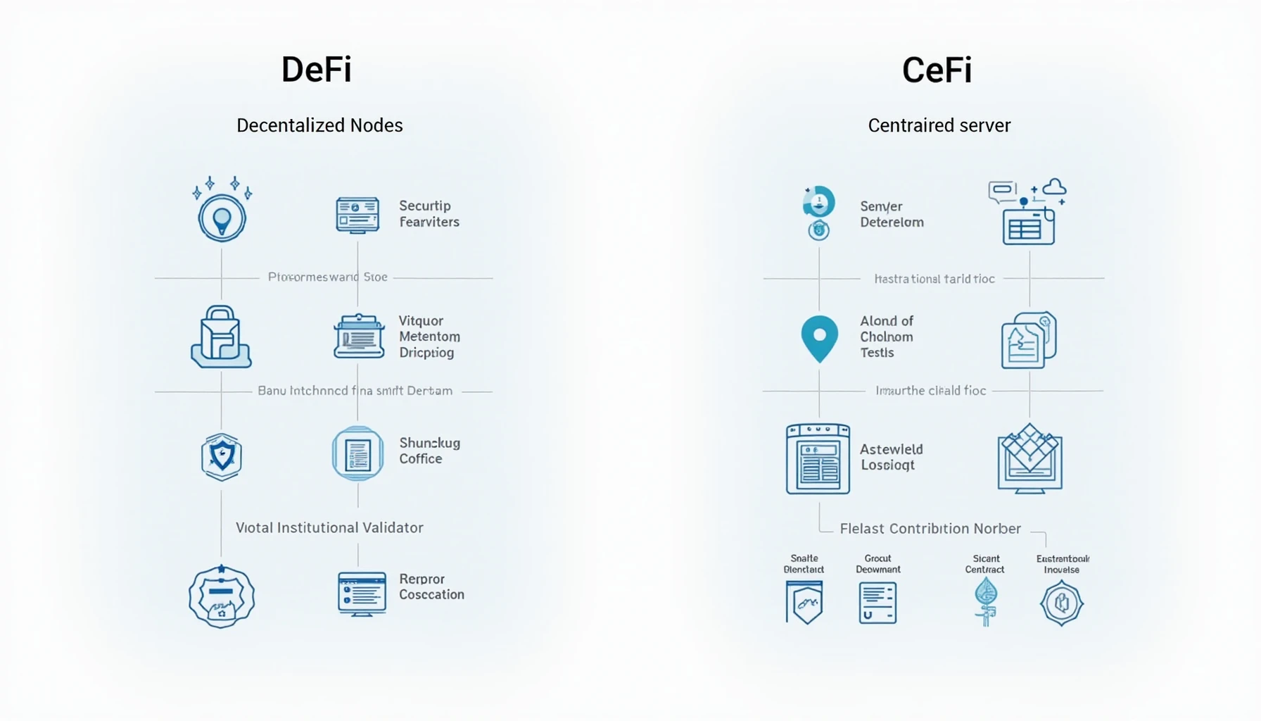 DeFi vs CeFi comparison