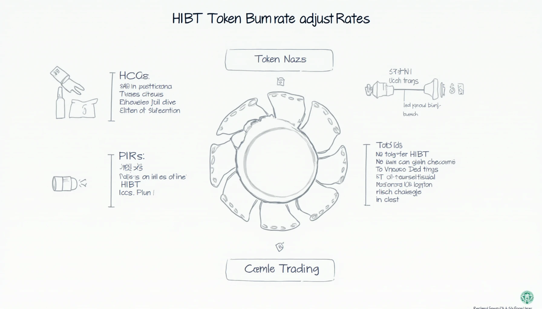 HIBT token burn rate adjustment announcements
