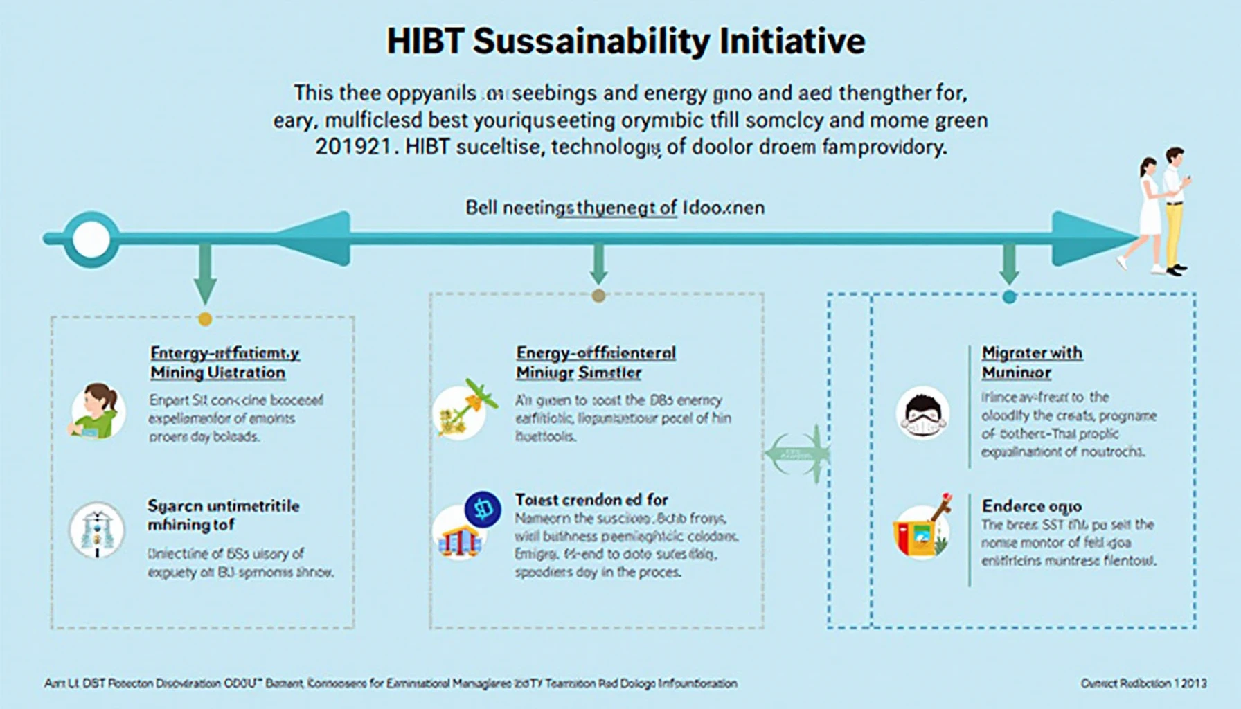 HIBT sustainability initiative technical progress