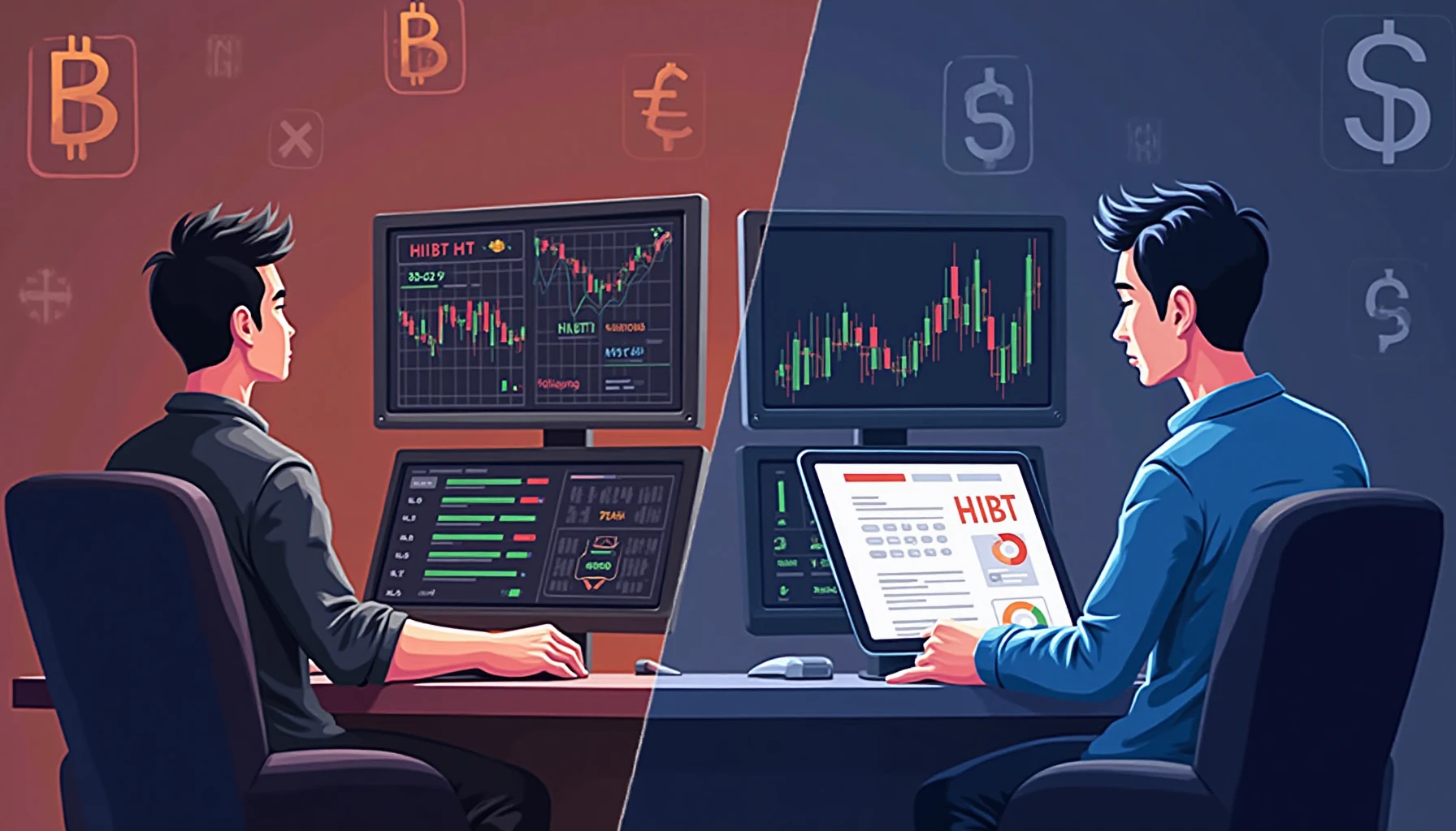 HIBT day trading vs swing trading tips