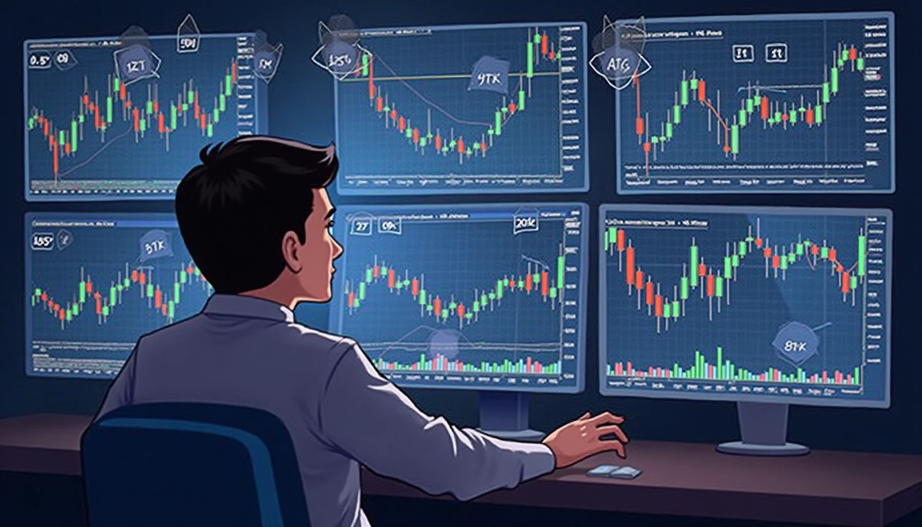 HIBT candlestick pattern recognition