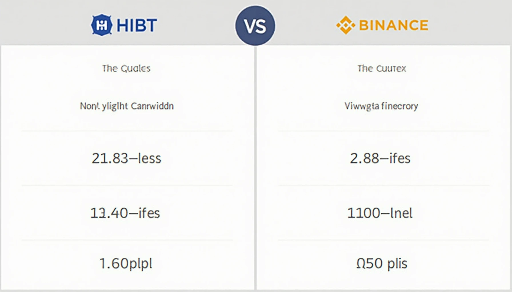HIBT vs Binance: Trading Fee Comparison 2024