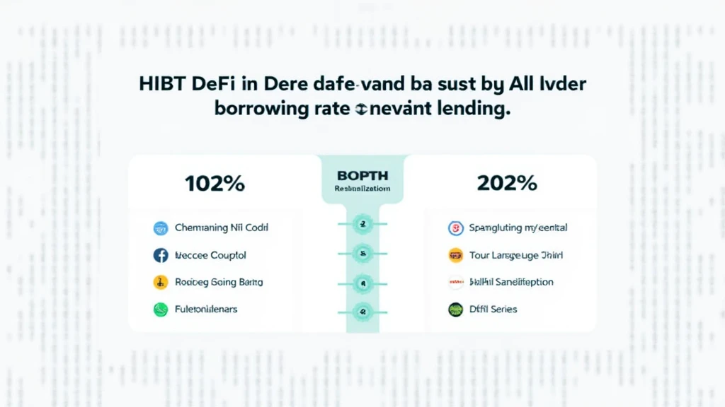 HIBT DeFi lending vs borrowing rates