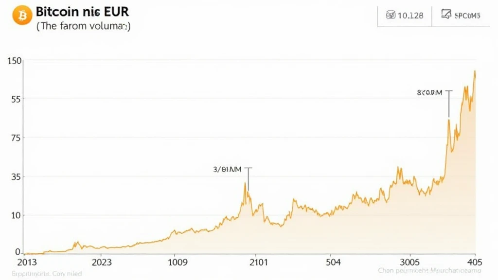 Bitcoin to EUR exchange volume