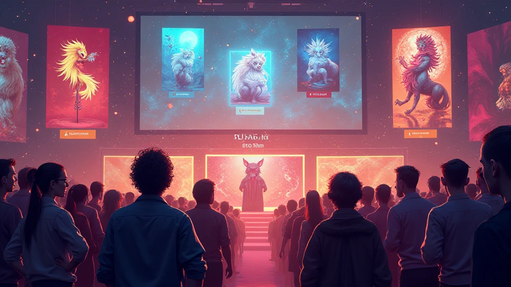 NFT digital art auctions