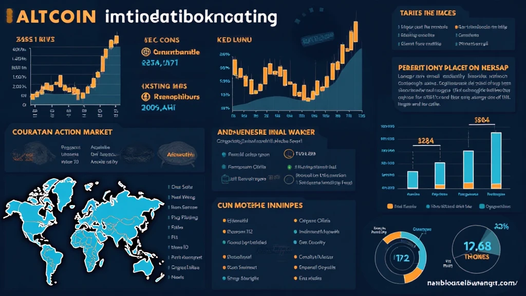 Price action in altcoins
