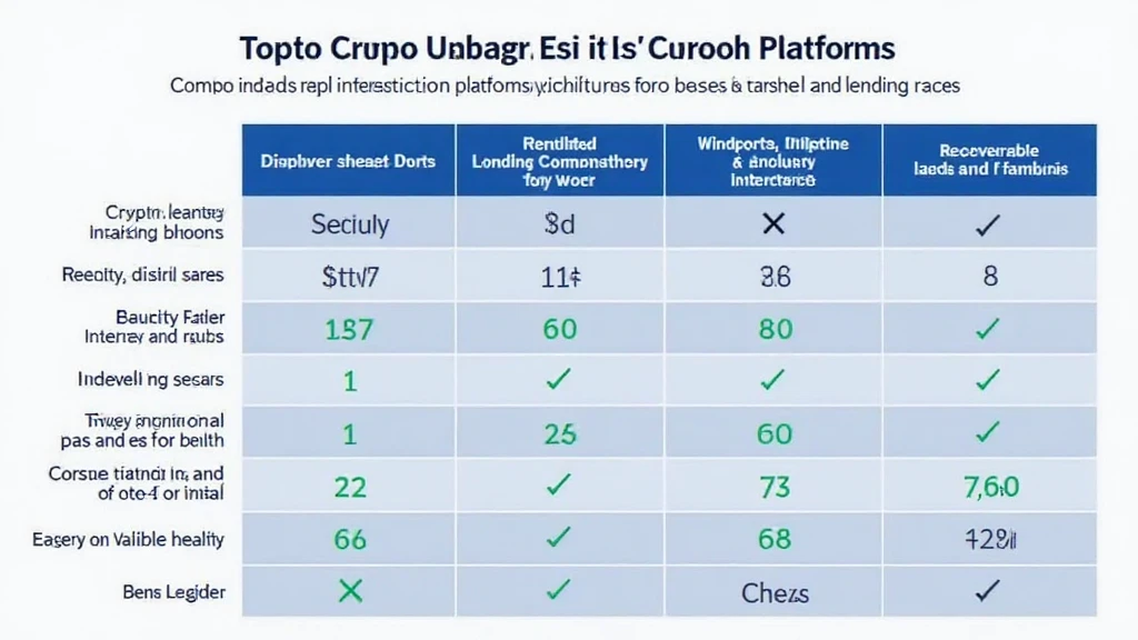 Crypto lending platforms comparison