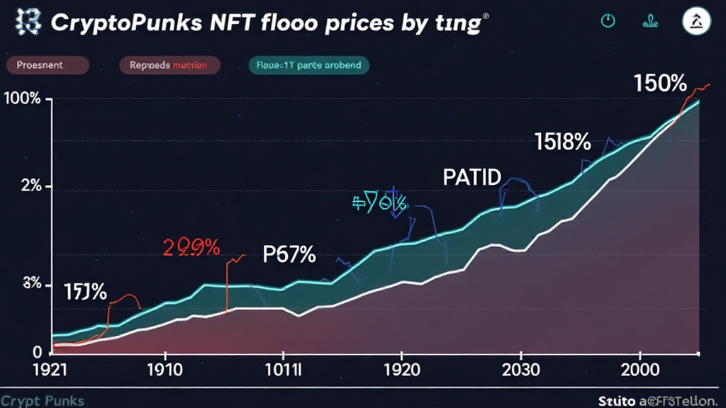 CryptoPunks NFT floor price chart