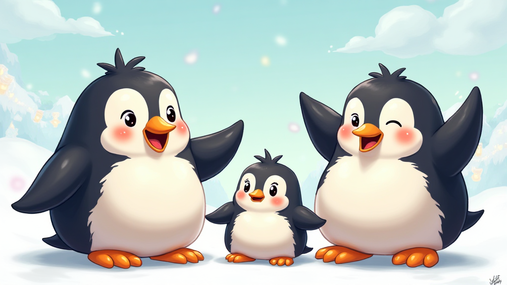 Pudgy Penguins NFT art style